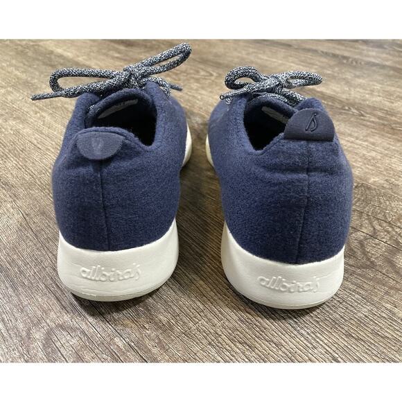 Allbirds Wool Runners Women's Shoes Size 7 Navy Blue Merino Running Sneakers - Picture 8 of 11